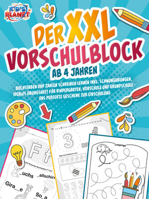 cover image of Der XXL-Vorschulblock ab 4 Jahren